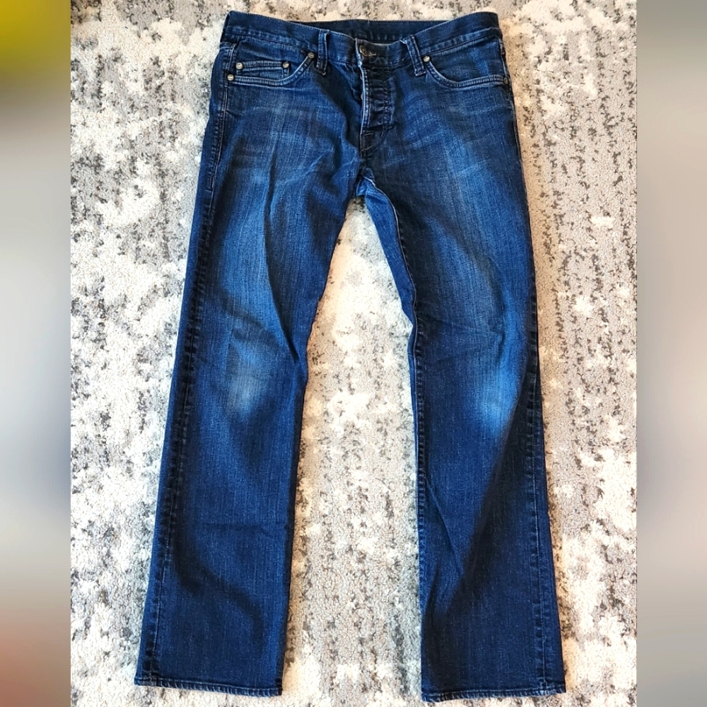 William Rast Men's Jeans 34x32 Dark Blue